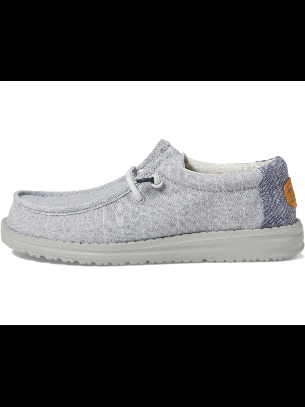 Hey Dude Youth Slip-On Shoes in Steel